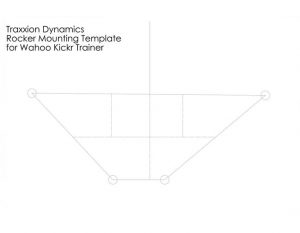 Fillable Top Rocker TD Rocker Mounting Template - Traxxion Dynamics