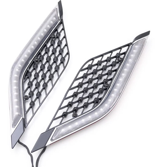 TWINART Lighted Radiator Grill Panels '18-up Goldwing - Image 2